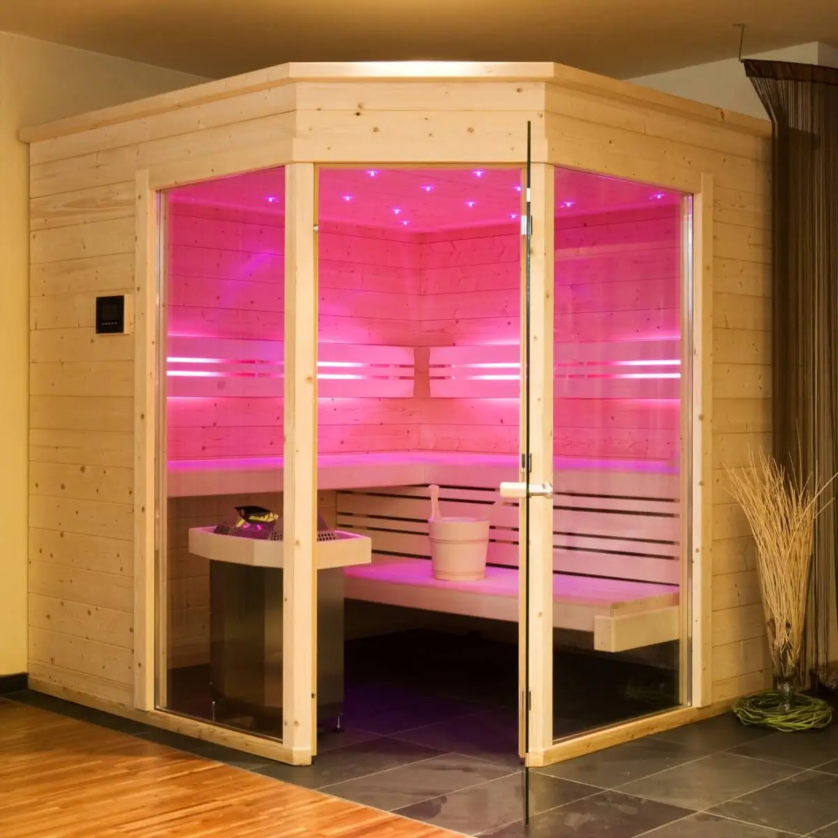 Vollholzsauna Priewasser Blocksauna Schauraum Produkte